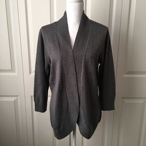 89th & MADISON Gray Knit Sweater 1X NWOT